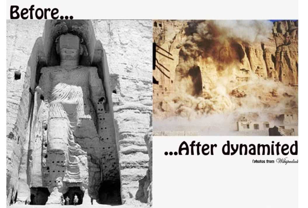 Бамианские статуи будды в афганистане
