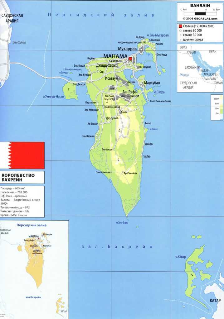 Где находится бахрейн - на карте мира. страна и море. манама.