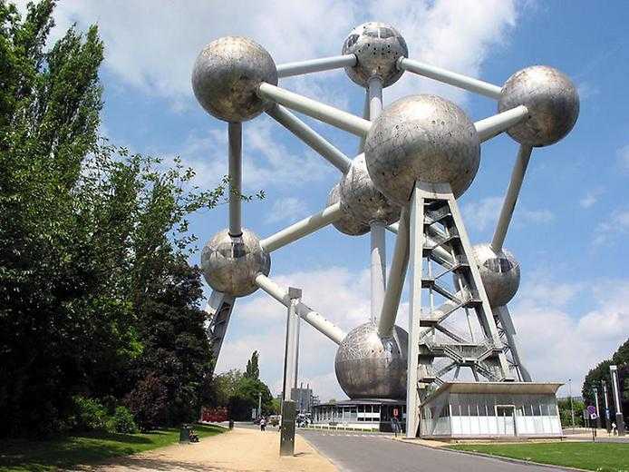 Атомиум, брюссель — музей и смотровая площадка