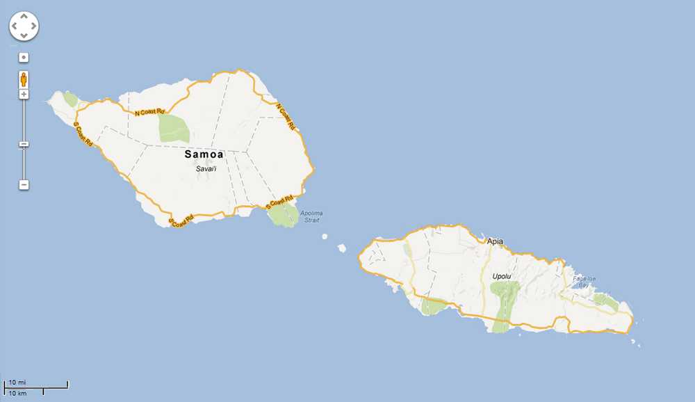 Где находится остров самоа — на карте, в какой стране?