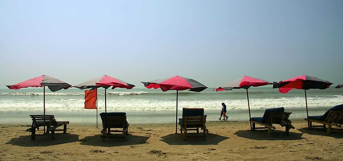 Узнай где находится Пляж Кокс Базар на карте Бангладеш (С описанием и фотографиями). Пляж Кокс Базар со спутника