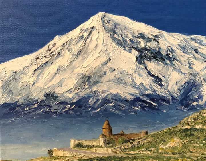 Узнай где находится Гора Арарат на карте Армении (С описанием и фотографиями) Гора Арарат со спутника