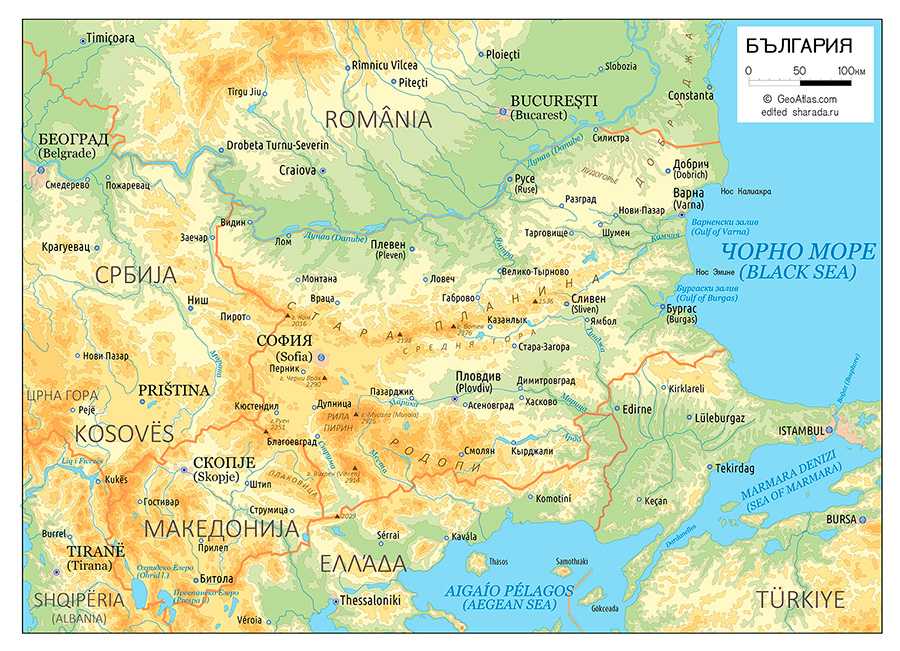 Где находится болгария на карте мира - gkd.ru