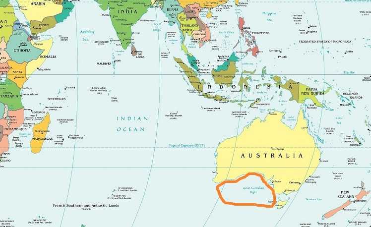 Какие проливы и заливы омывают австралию и новую зеландию — список, описание и карта