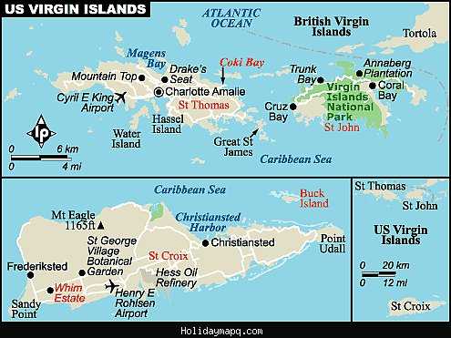 Схема британских виргинских островов - outline of the british virgin islands - abcdef.wiki