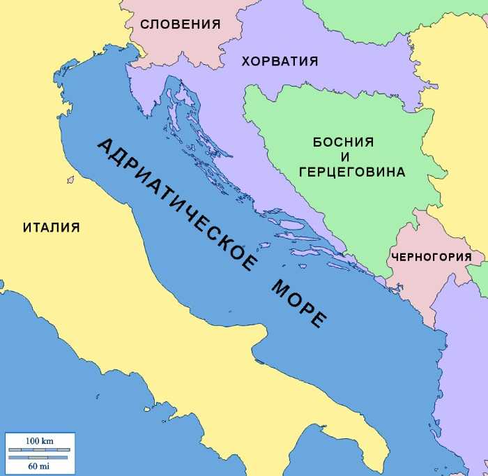 Узнай где находится Адриатическое море на карте Боснии и Герцеговины (С описанием и фотографиями). Адриатическое море со спутника