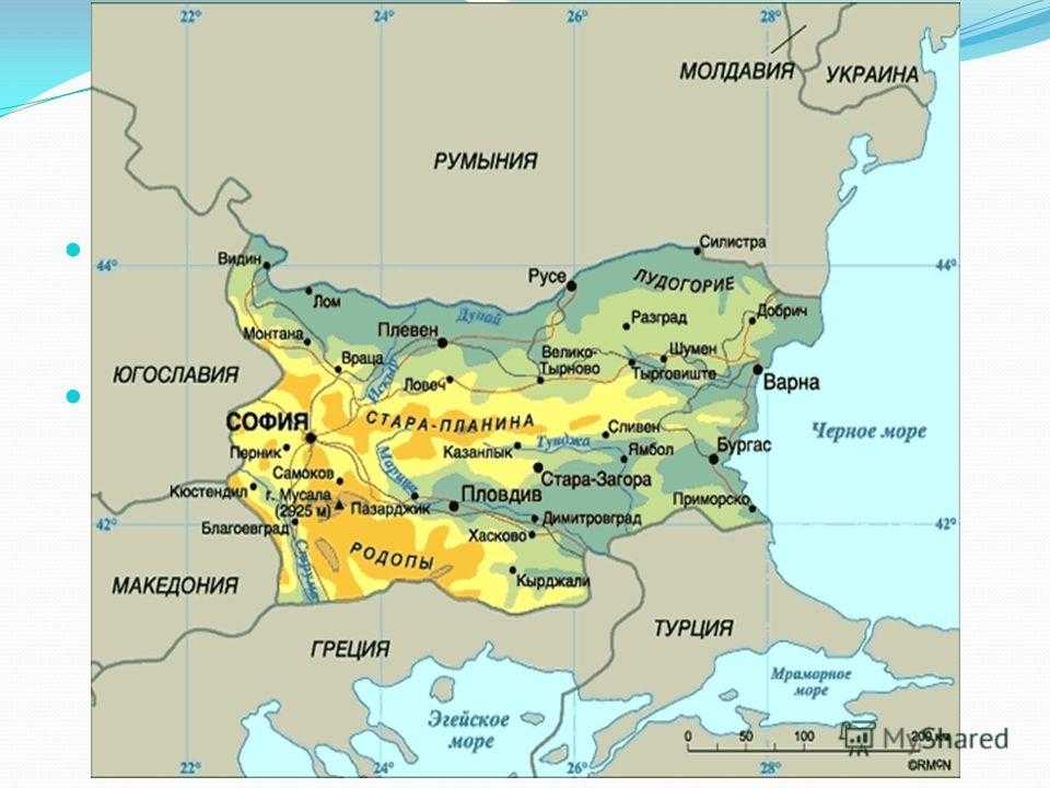 Области Болгарии: Солнечный берег...