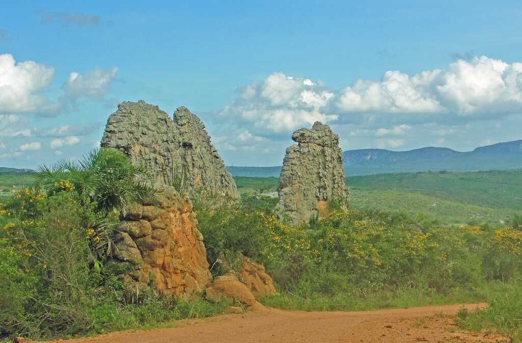 Узнай где находится Национальный парк Серра-ду-Катимбау на карте Бразилии (С описанием и фотографиями). Национальный парк Серра-ду-Катимбау со спутника