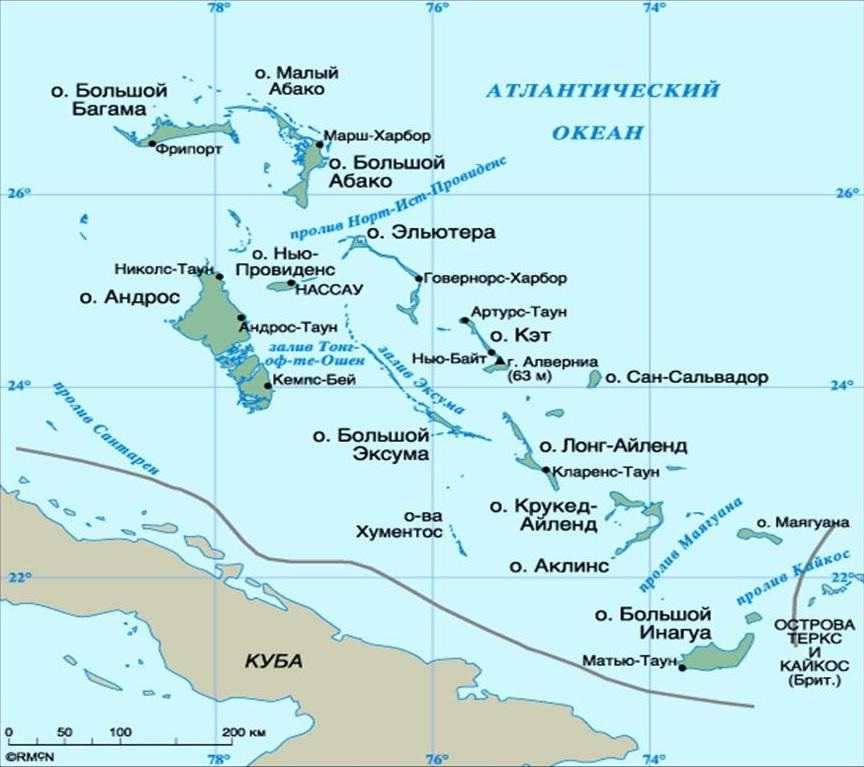 Развитие туризма на багамских островах