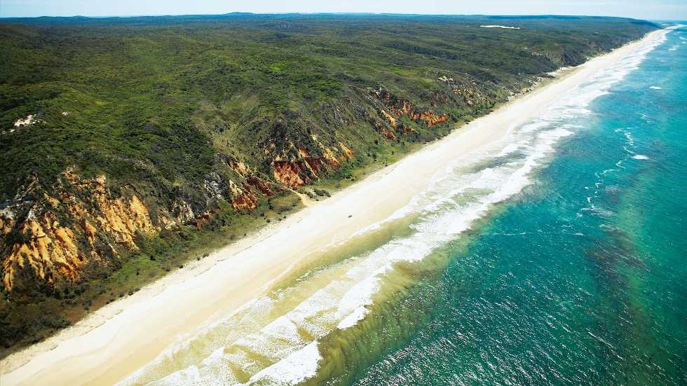 Остров фрейзера в австралии. остров фрейзер и песчаные дюны. fraser island. ботаника, экология и т.п