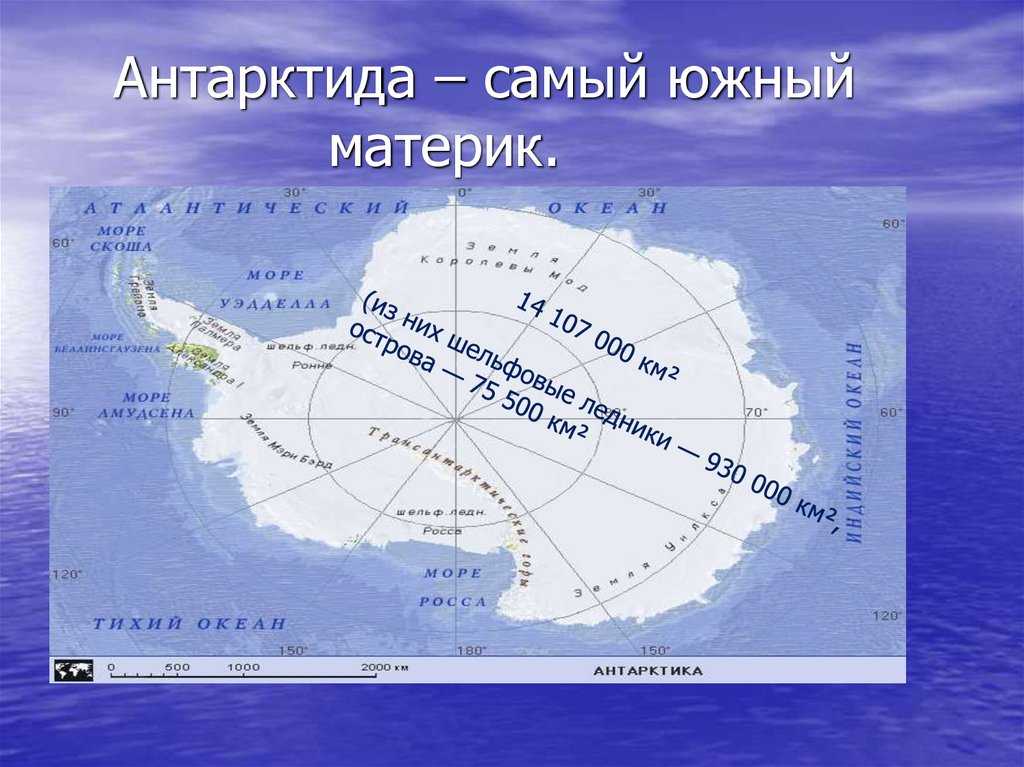 Антарктида — характеристика материка