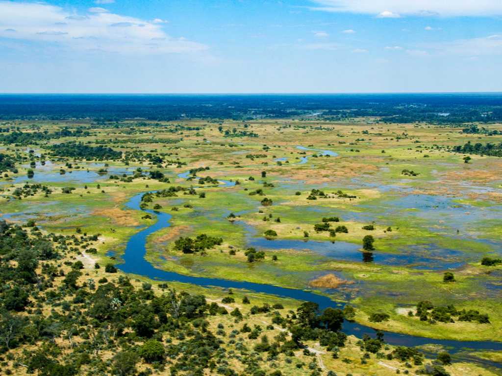 Узнай где находится Дельта Окаванго на карте Ботсваны (С описанием и фотографиями). Дельта Окаванго со спутника