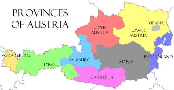Карты австрии. подробная карта австрии на русском языке с курортами и отелями