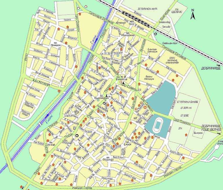 Карты банско (болгария). подробная карта банско на русском языке с отелями и достопримечательностями