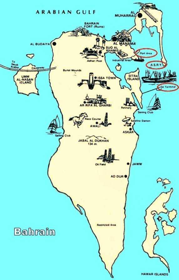 Карта манамы