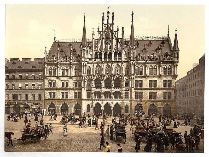 Ратушная площадь (нем. rathausplatz) в вене. фото