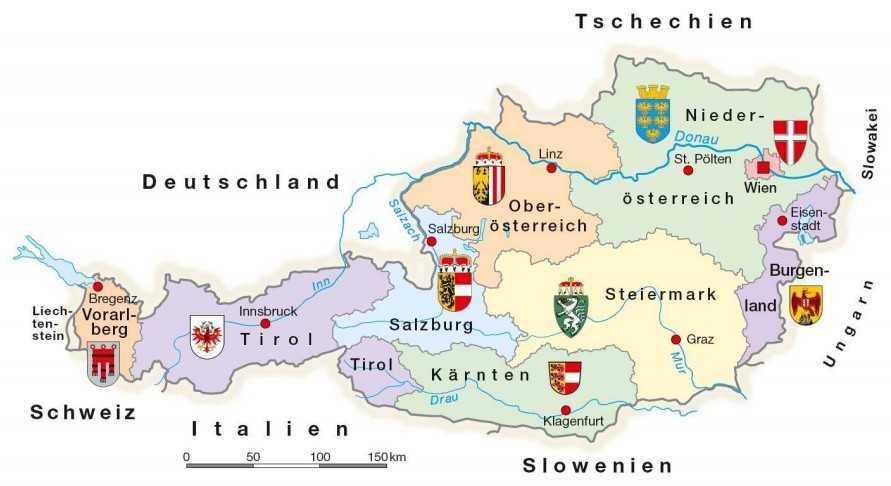 Сколько земель в австрии лучшие рестораны фуншала