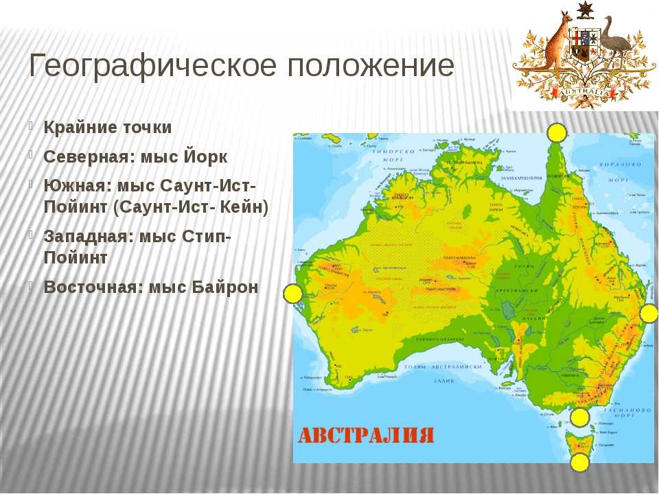 Geo. мини-тест: мысы африки и австралии