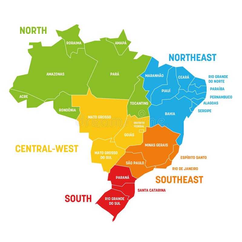 Регионы бразилии - regions of brazil - abcdef.wiki