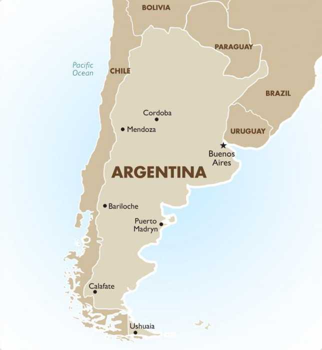 Патагония на карте мира (аргентина): достопримечательности, где находится патагонская платформа