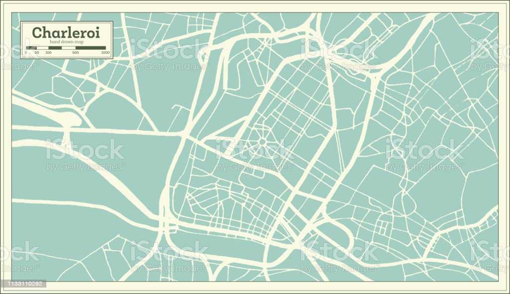 Карта-схема дорог шарлеруа орлеан