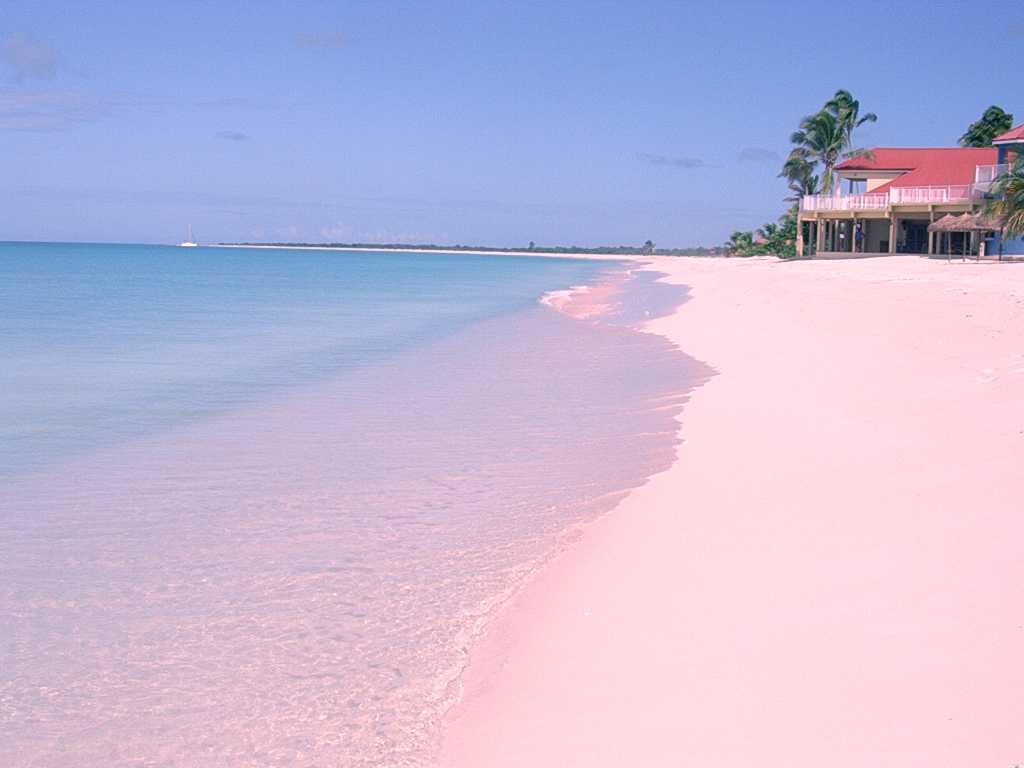 Как в мечтах: 9 пляжей нежного розового оттенка — блог onetwotrip