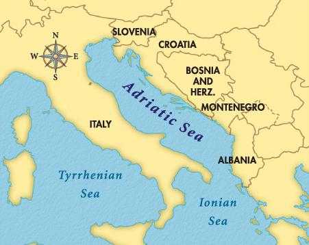 Адриатическое побережье италии | карта, курорты: римини,гроттамаре, пезаро
