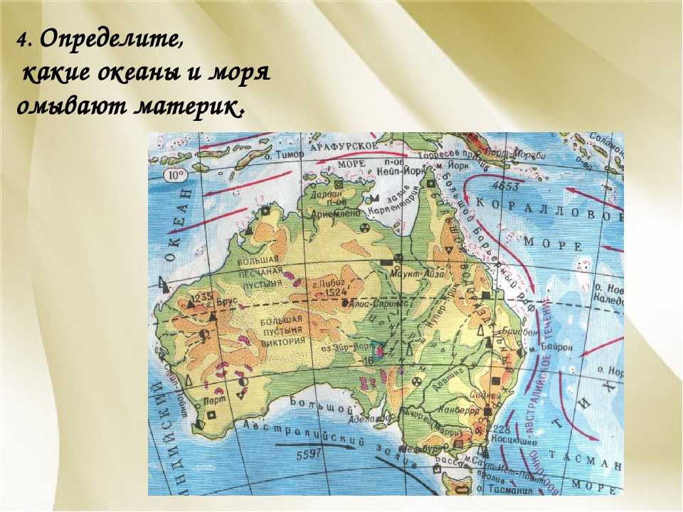 Реки и озёра австралии. водная карта материка