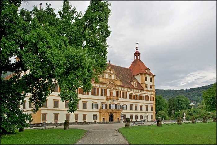 Замок херберштайн в австрии часть 1: зоопарк, розарий, парк