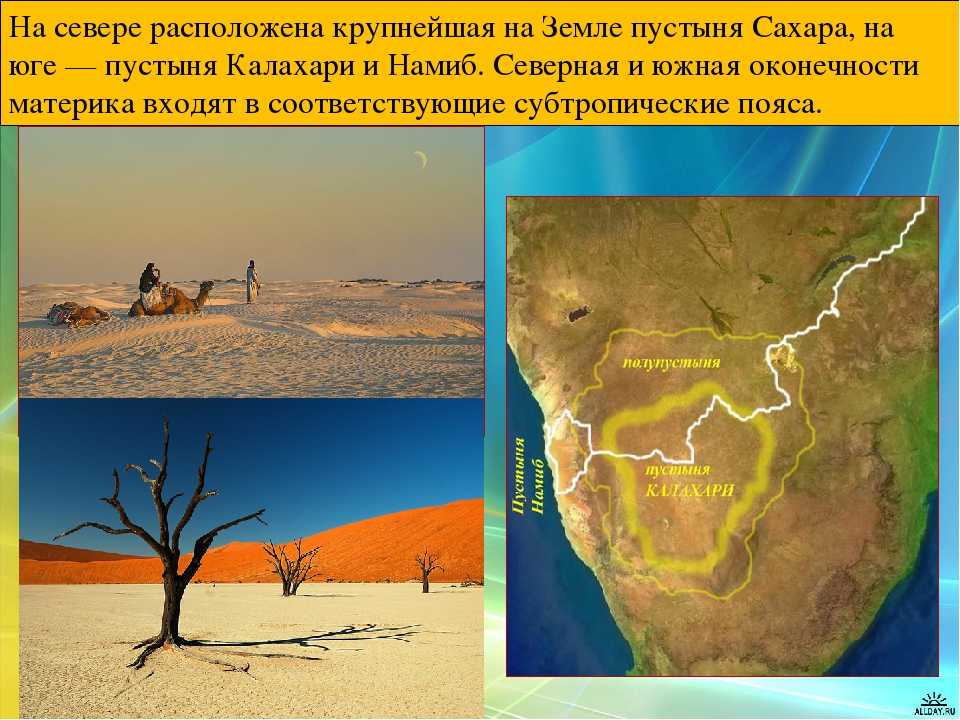 Пустыни на материке евразия