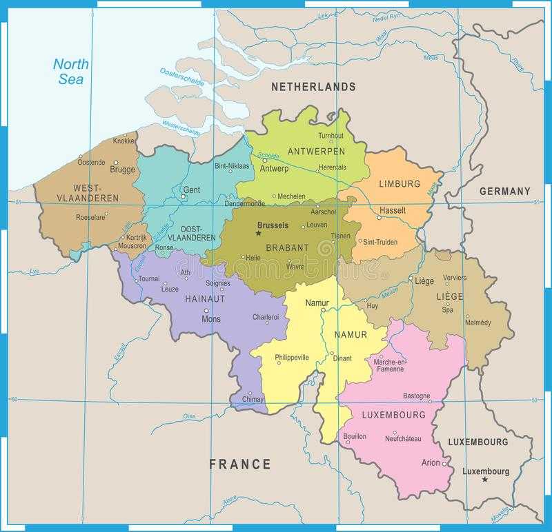 Карта брюсселя на русском языке. брюссель: карта и районы карта брюсселя на русском языке