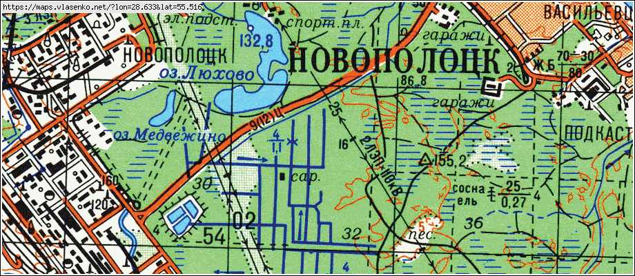 Карта полоцка подробная с улицами, номерами домов, районами. схема и спутник онлайн.