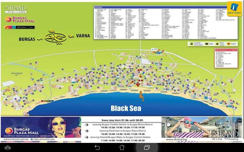 Солнечный берег, болгария - карта солнечный берег. фотографии и видеоклипы курортов и гостиниц