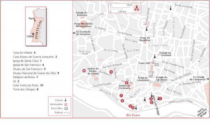 Карты порто (португалия). подробная карта порто на русском языке с отелями и достопримечательностями