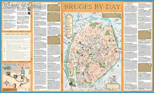 Брюгге: карта