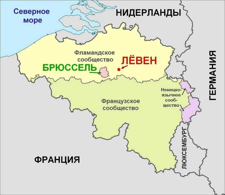 Карта брюсселя на русском языке онлайн