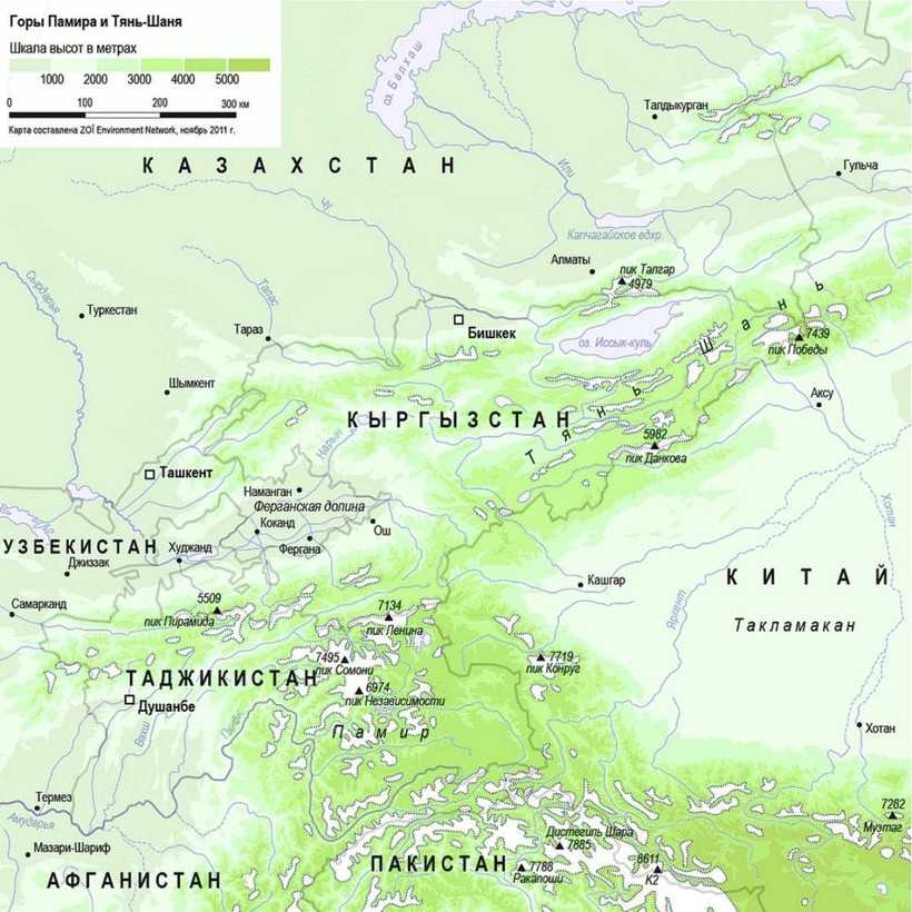 Узнай где находится Памир на карте Афганистана (С описанием и фотографиями) Памир со спутника