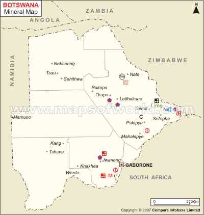 География ботсваны -  geography of botswana
