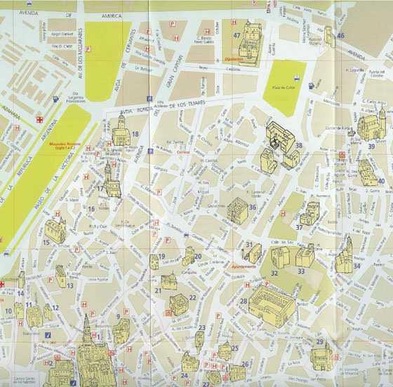 Карта кордовы (cordoba). карта кордоба на русском языке кордова город испания на карте