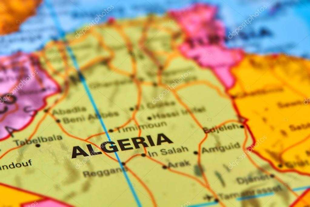 Карты алжира
