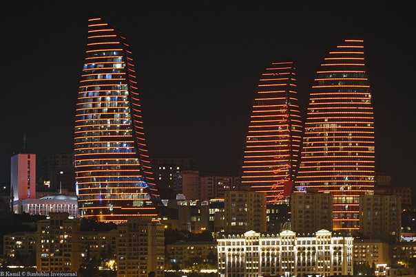 Небоскребы Азербайджана: Башни Пламени