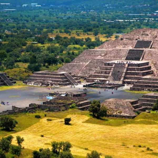 Пирамиды города коба в мексике