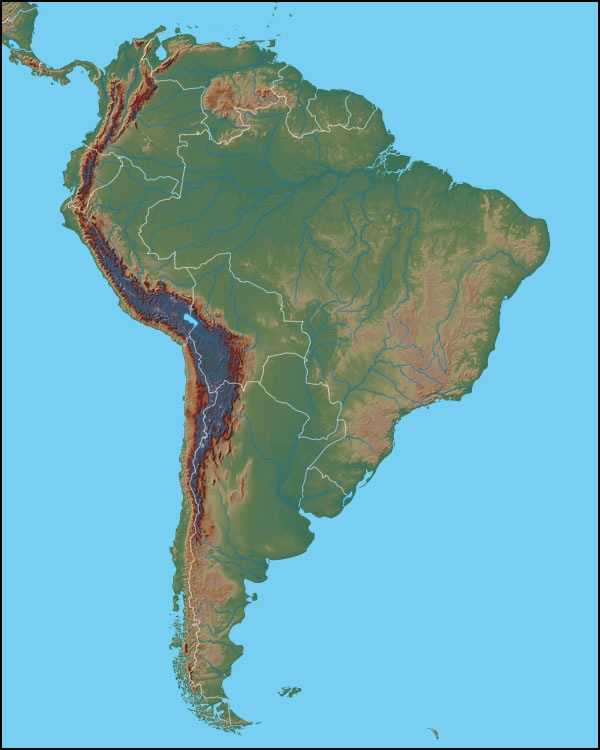 Горы южной америки: великая горная система анды