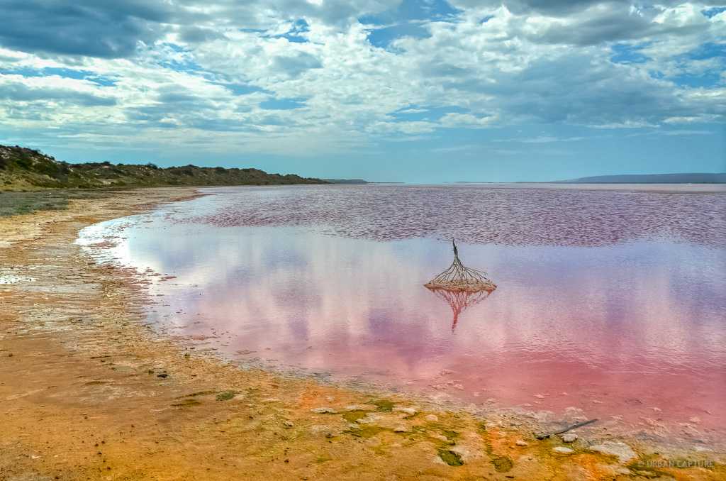 Красота исчезающего озера эйр в австралии