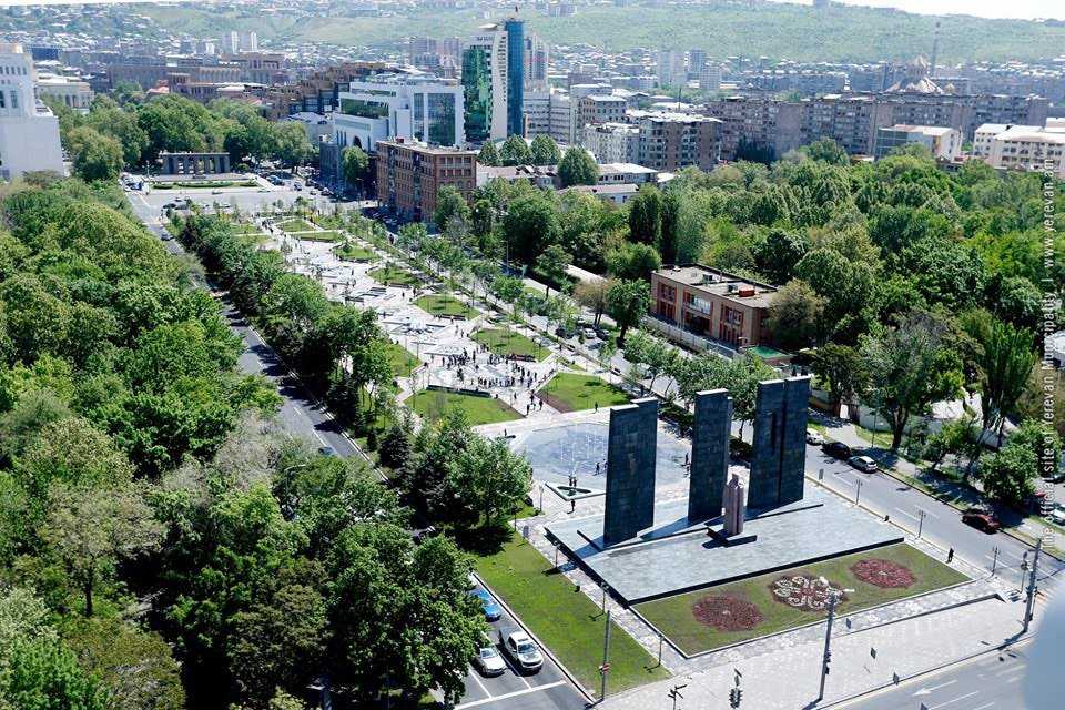 Городские парки Армении: Каскад в Ереване