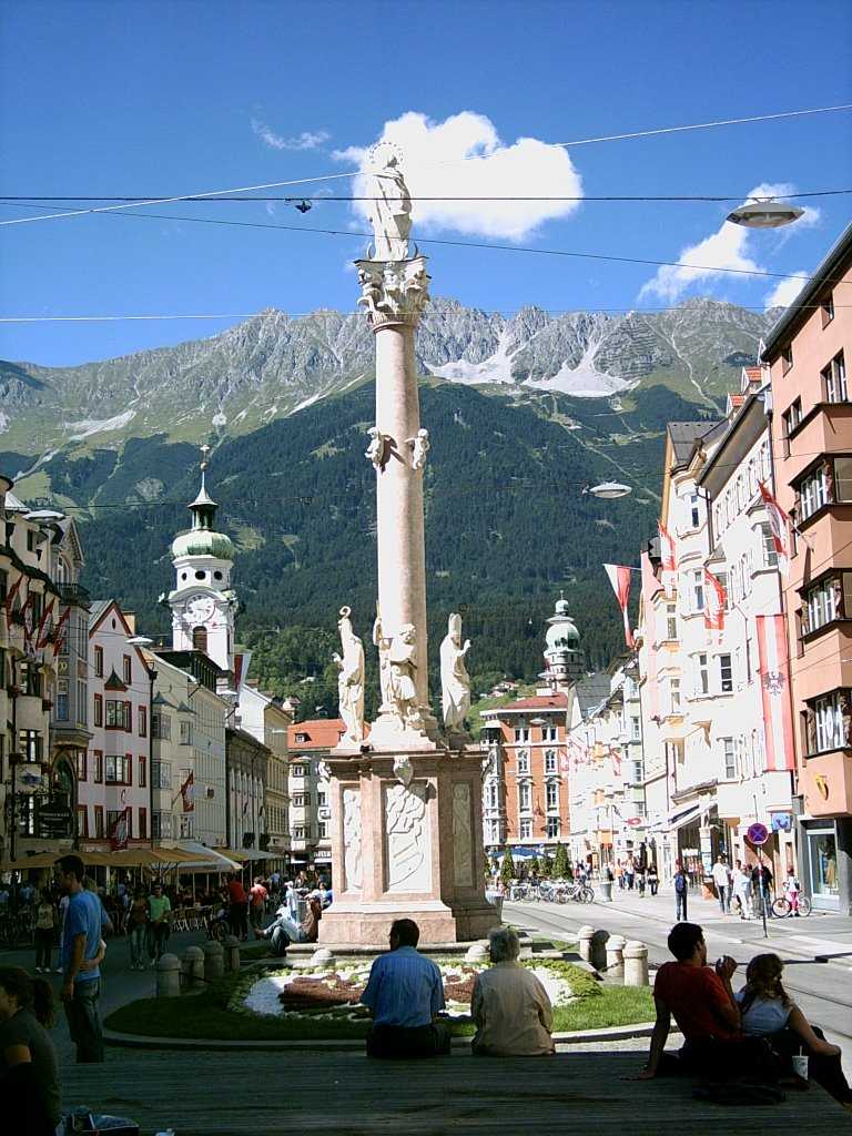 Австрийский город инсбрук | мировой туризм
