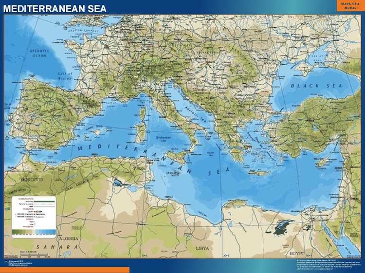 Средиземное море — подробная информация