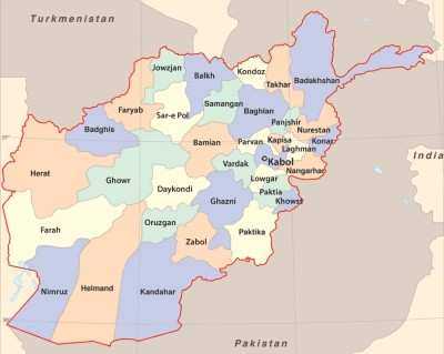 Карта афганистана на русском языке