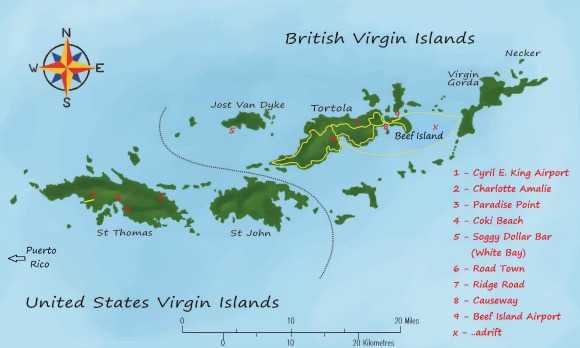 Яхтинг и маршруты на британских виргинских островах ⚓ sailica.com