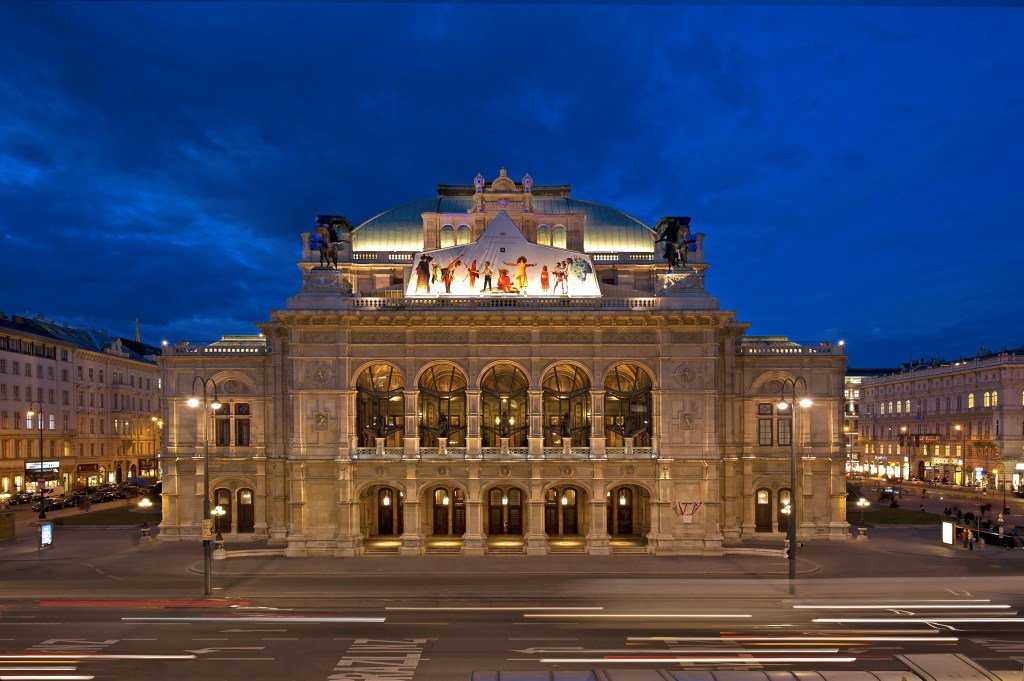 Венская опера   / чертежи архитектурных памятников, сооружений и объектов - наглядная история архитектуры и стилей